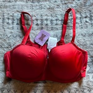 SXF Savage X Fenty Red Balconette Bra 42DDD